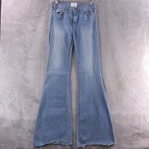 McGuire Majorelle Jeans Womens Size 28x35 Blue Wash Flared High Rise Denim